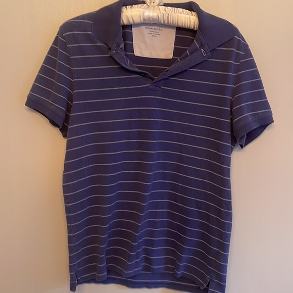 Set of 4 Mens blue polo shirts short sleeve - Picture 9 of 12